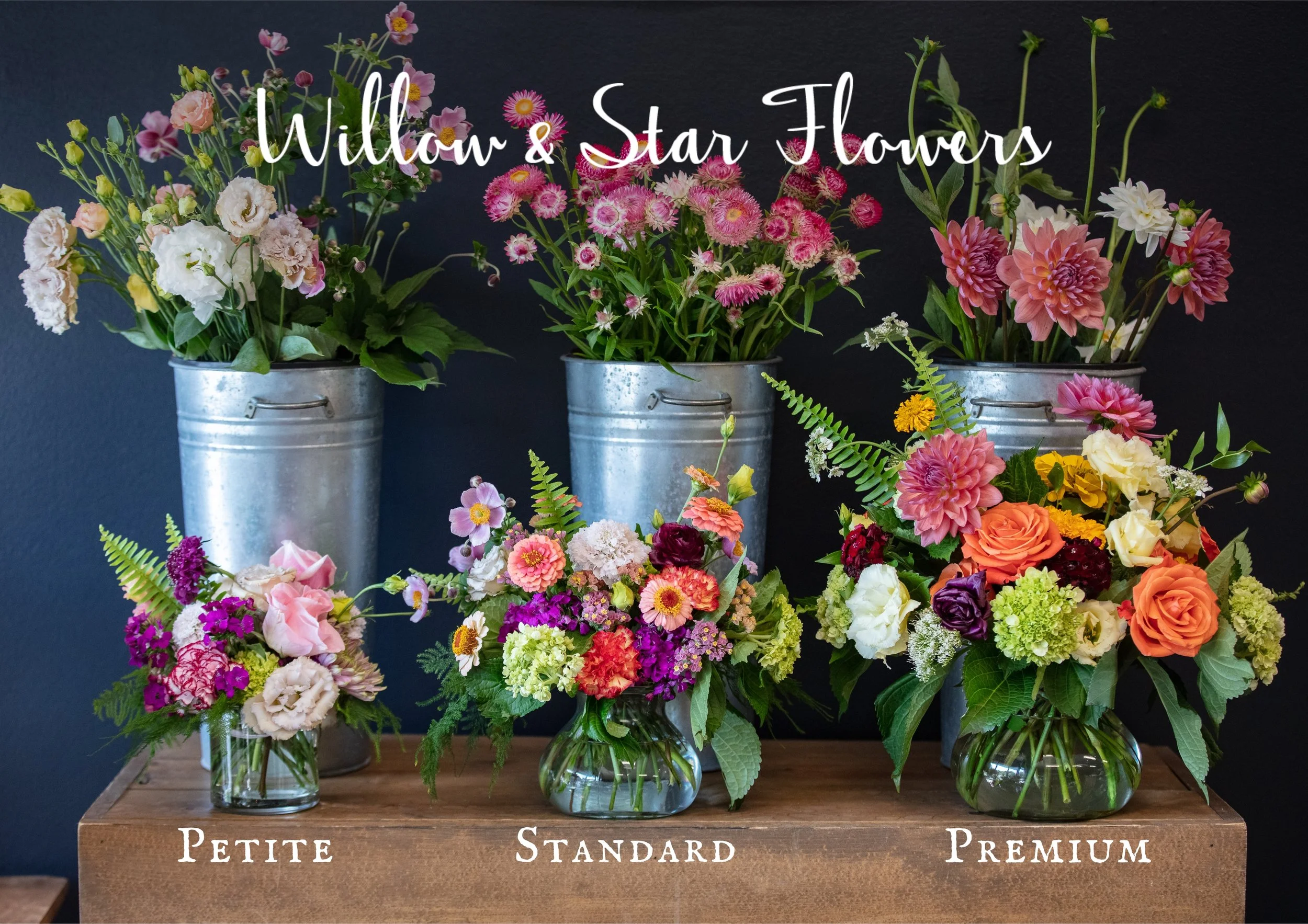 Flower Arrangements for Pickup and Delivery — Willow & Star Flowers