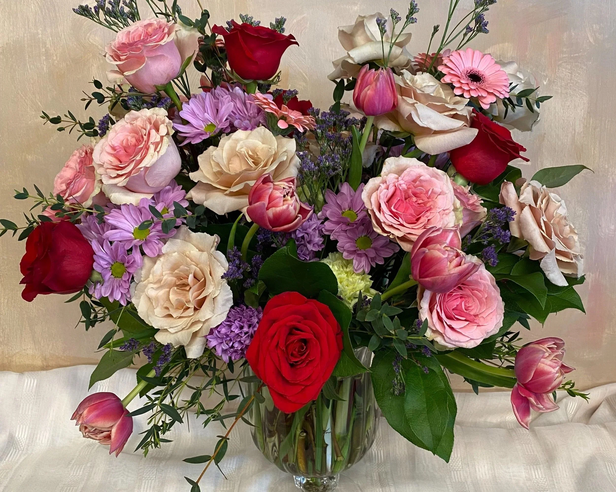 Valentine Flower Arrangement made by Indianapolis florist