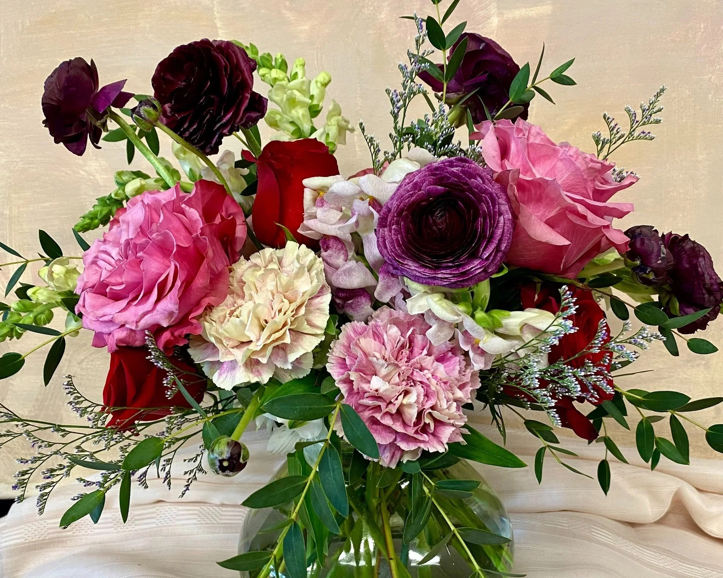 Valentine Flower Arrangement made by Indianapolis florist