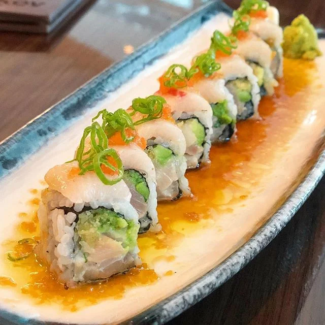 hamachi yuzu truffle |🍣| best roll in the game @novikovmiami | #themiamimenu #novikovmiami