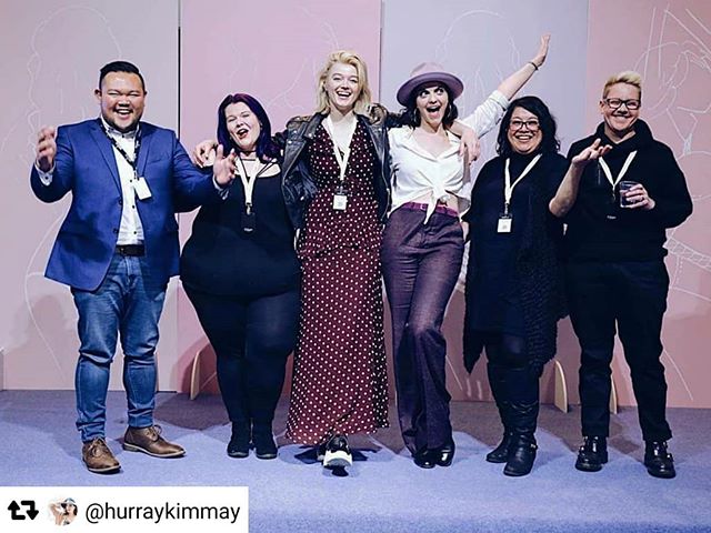#Repost @hurraykimmay with @repostsaveapp ・・・ Huge Hurray for these amazing humans, and those who offered quotes so more voices could be included, and those who showed up to yesterday's Inclusiveness and Intimate Apparel panel I hosted at @curvexpo. 