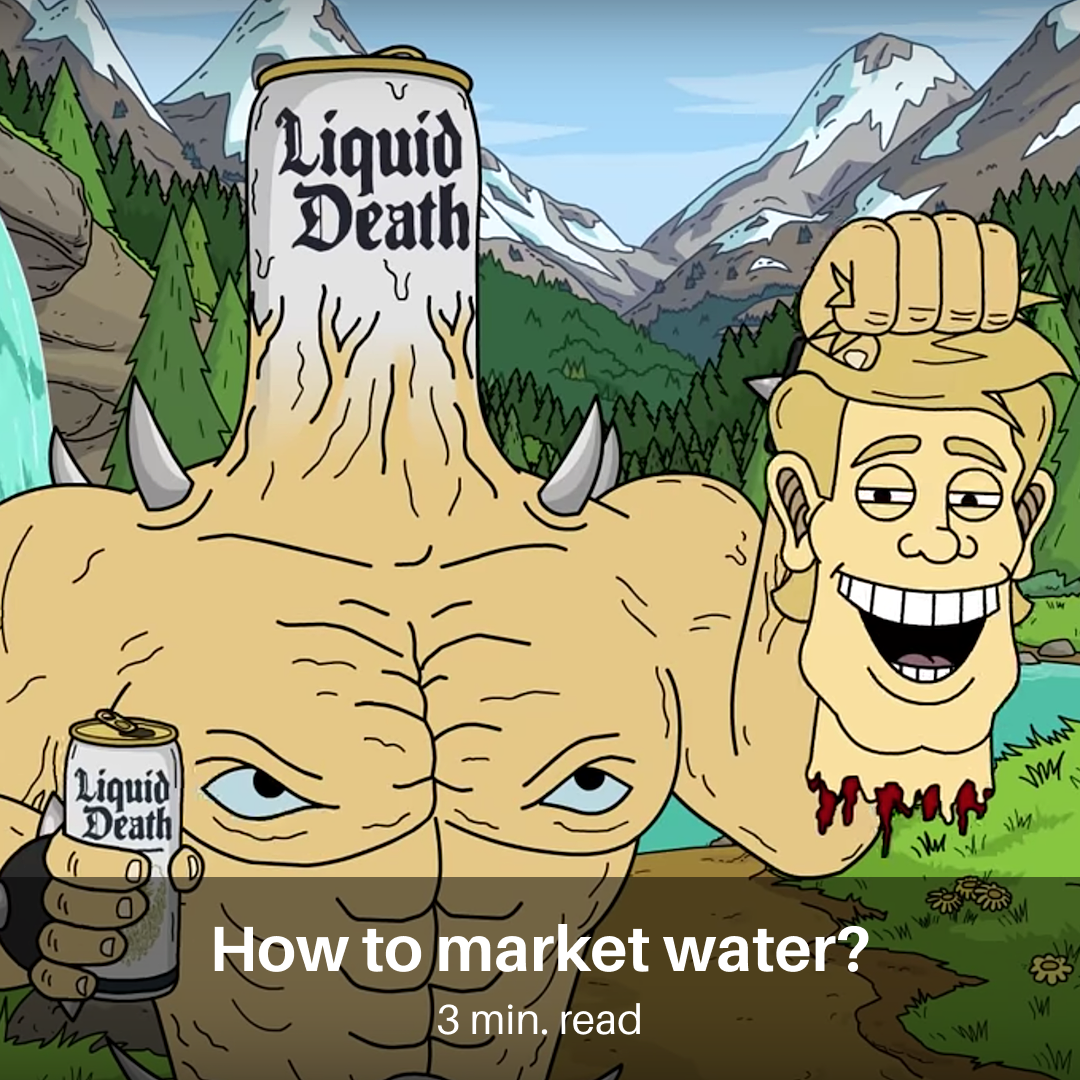 How to Market Water?