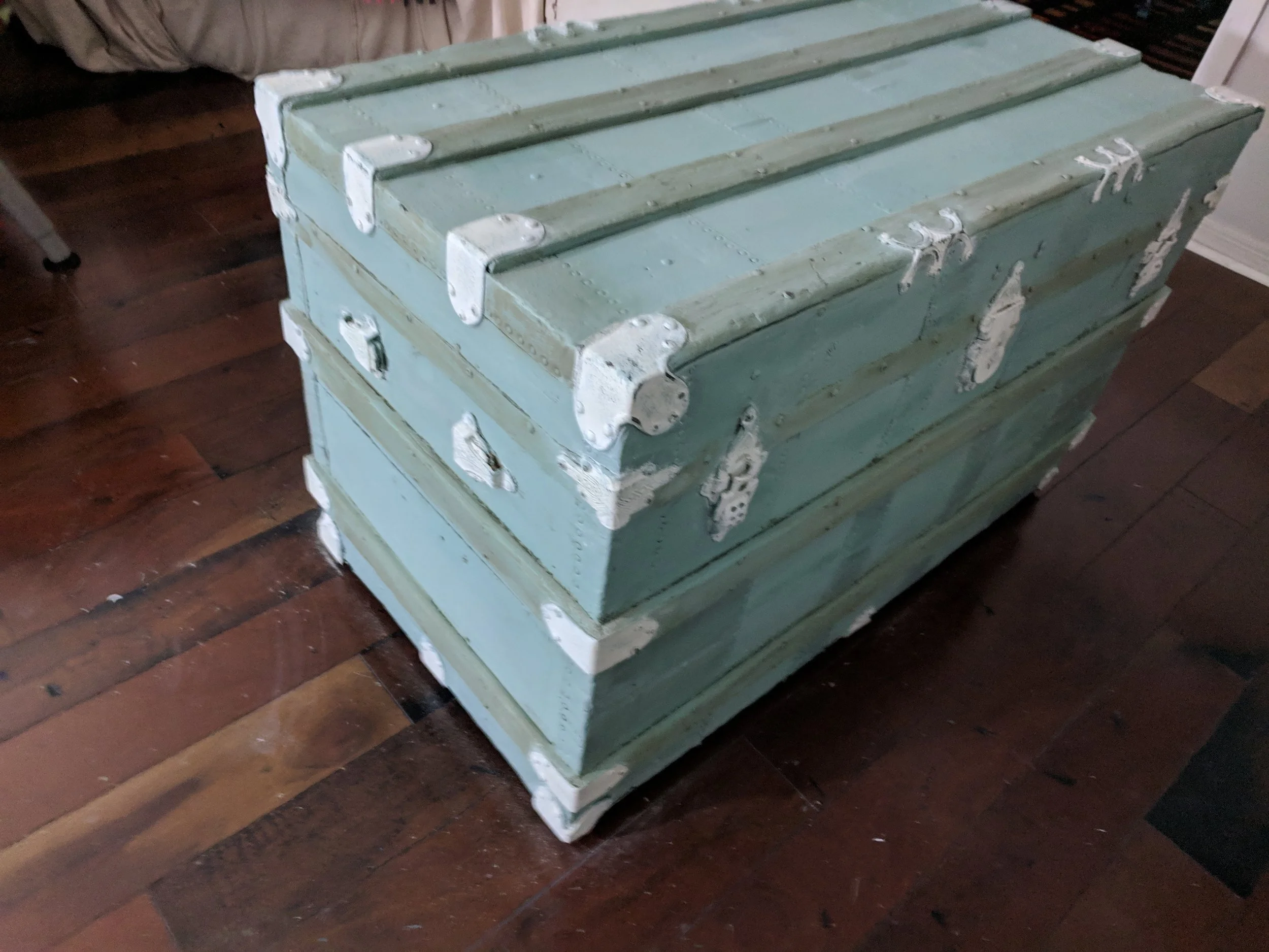 old trunk first coat.jpg