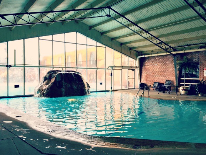 Indoor-outdoor pool