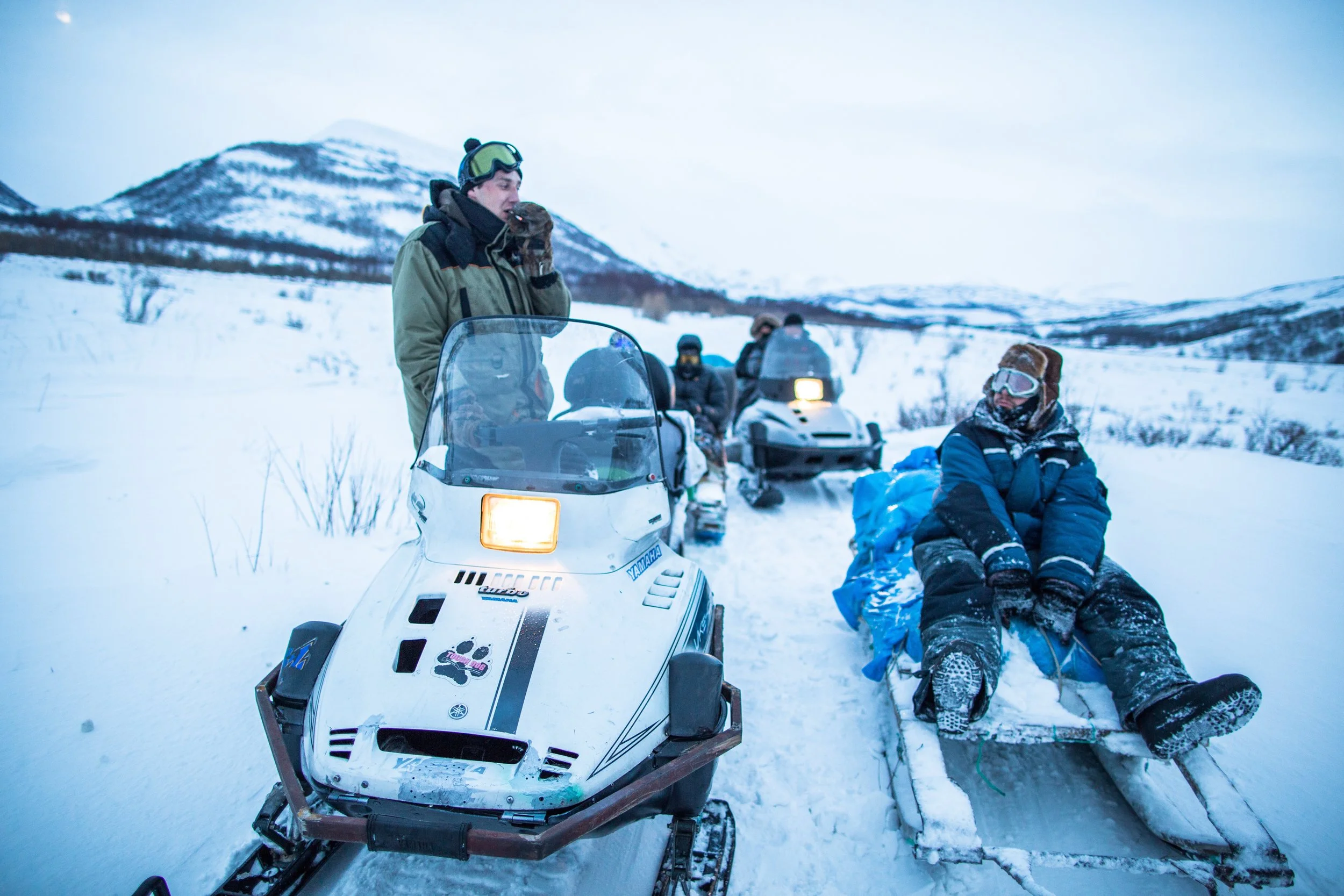 A quick break in the backcountry. Photo: Karim Iliya.