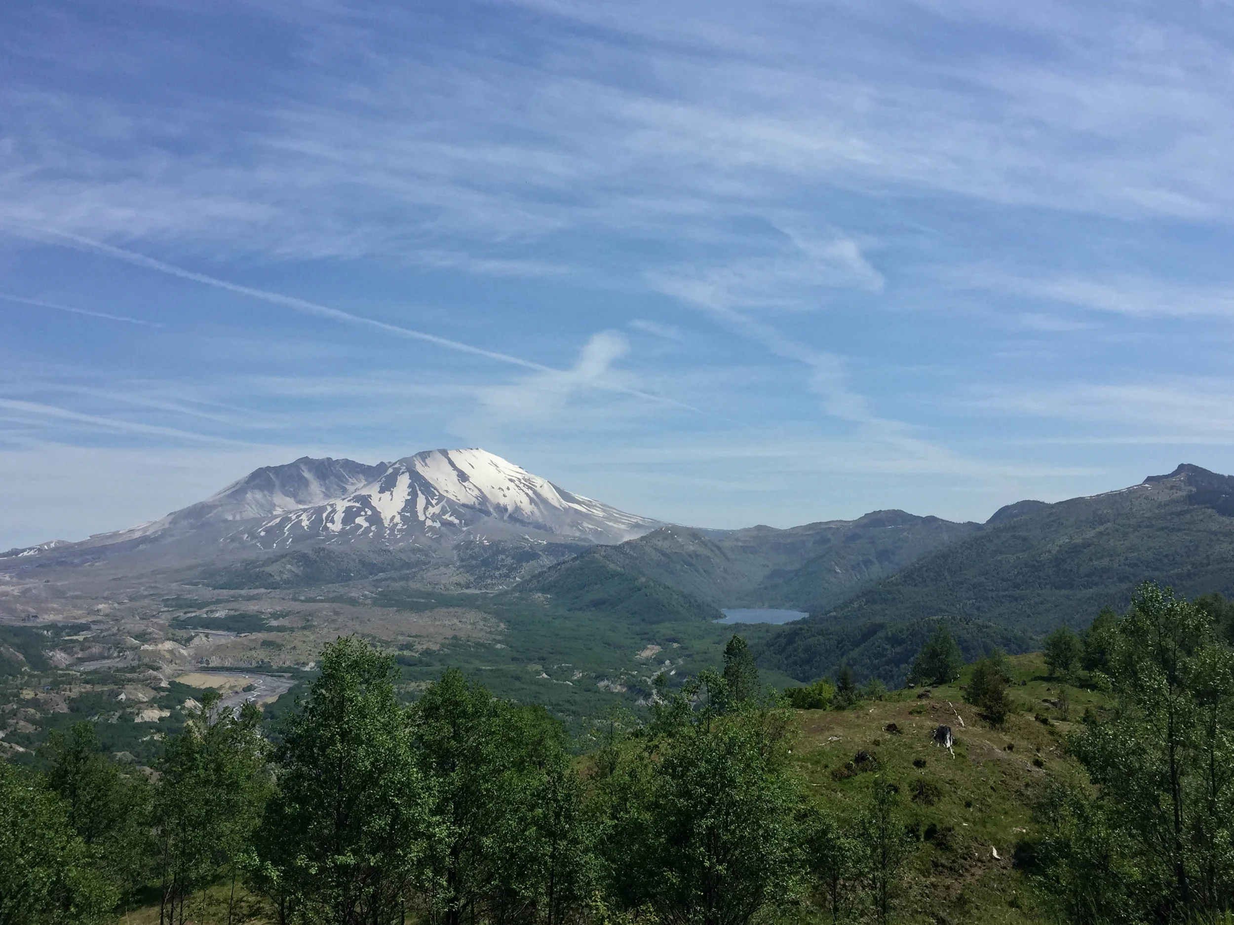  Mount St. Helens in Washington state. May 2016. 