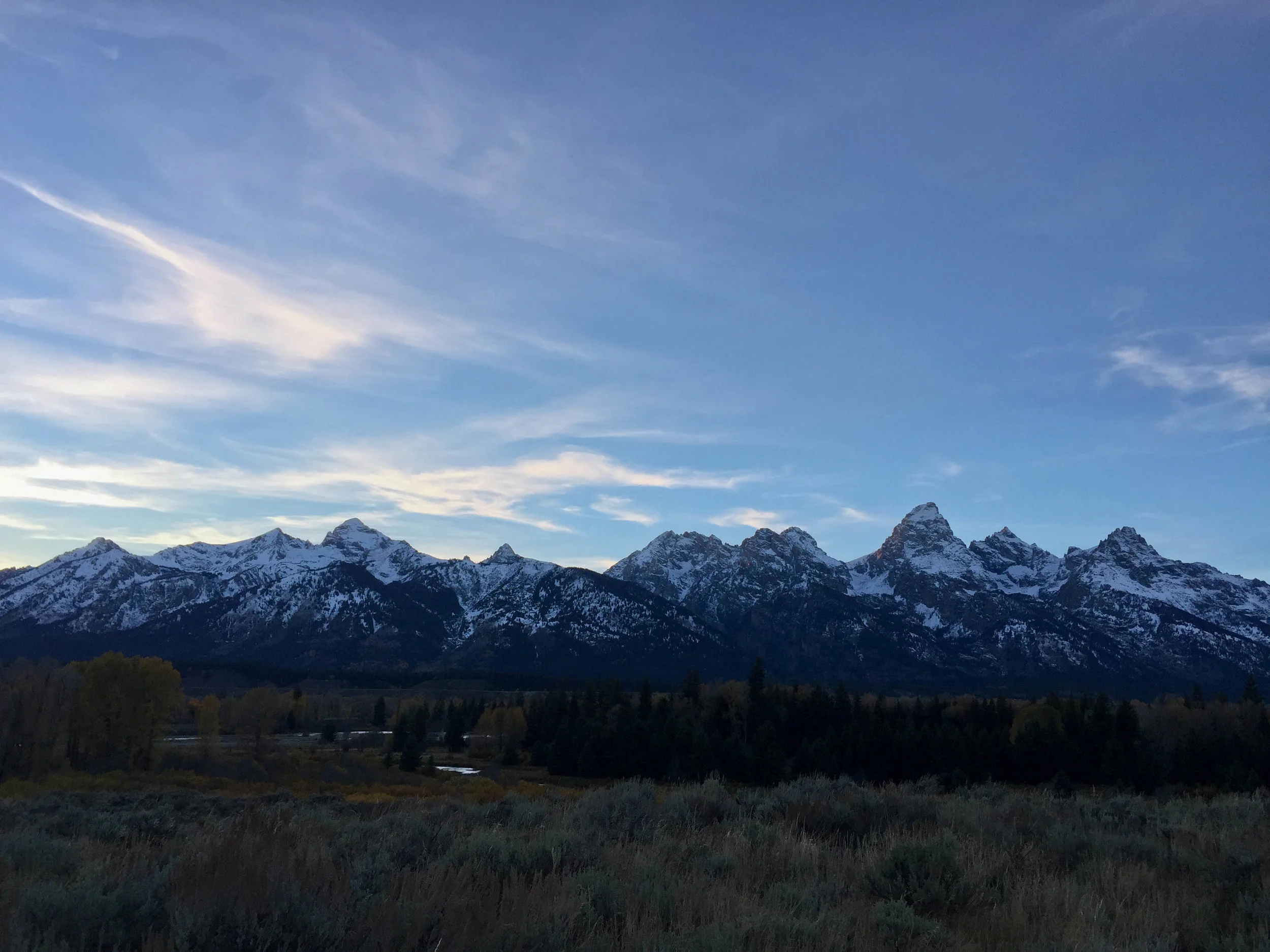  Grand Teton National Park, Wyoming. October 2016. 