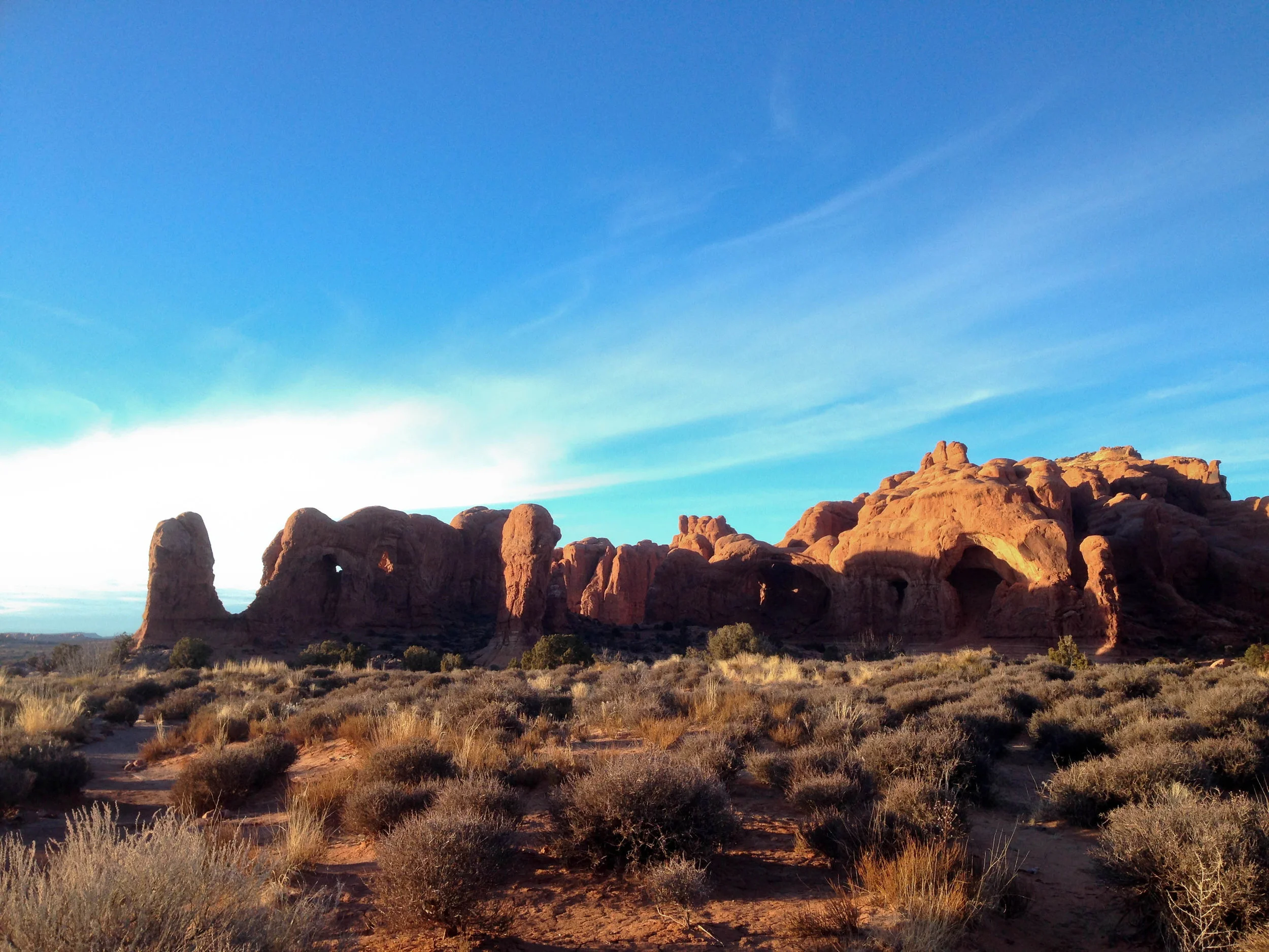 Arches National Park, Utah. January 2015.