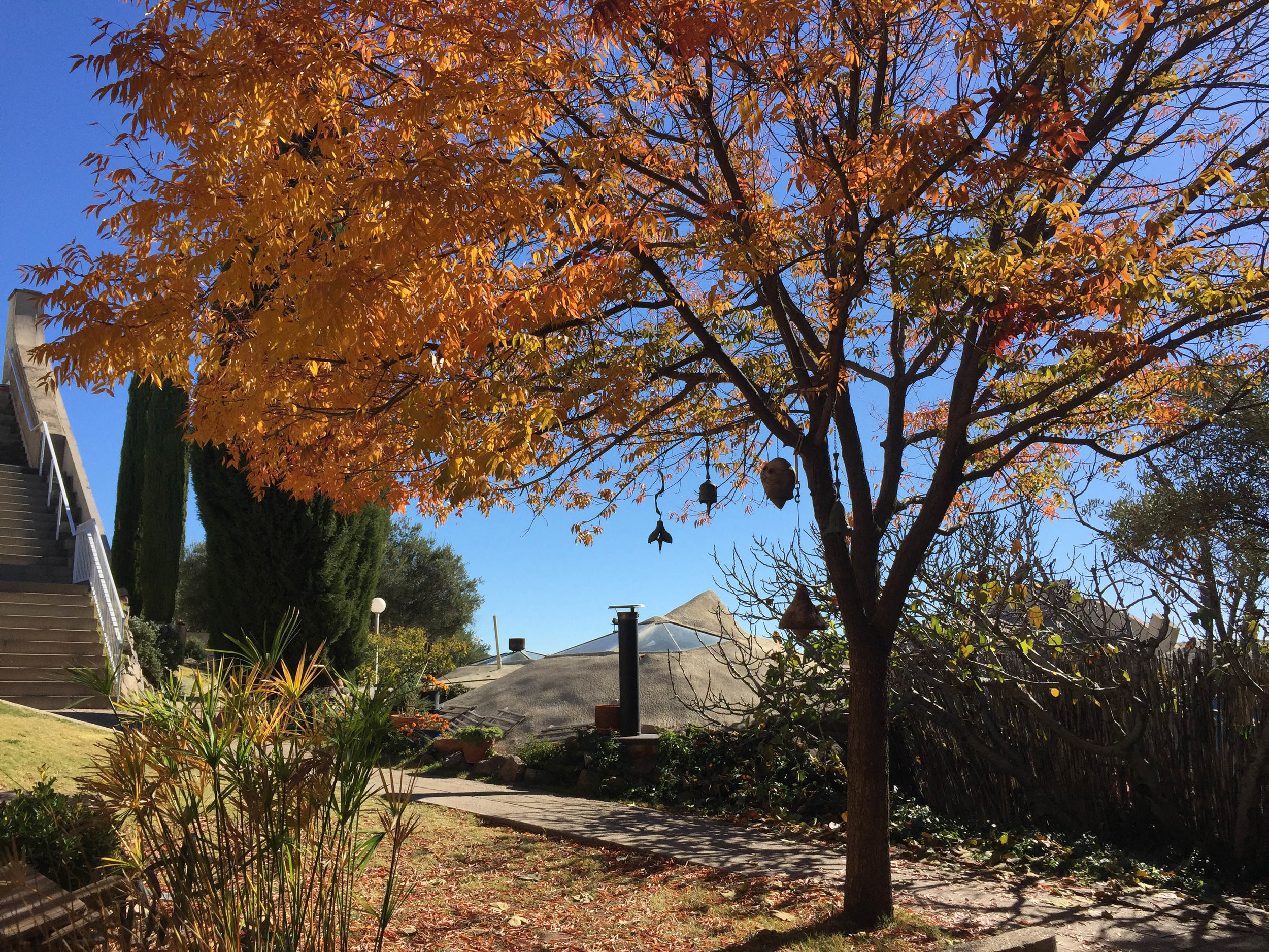  Arcosanti -- an experimental,&nbsp;sustainable town in Arizona designed by architect Paolo Soleri. November 2015. 