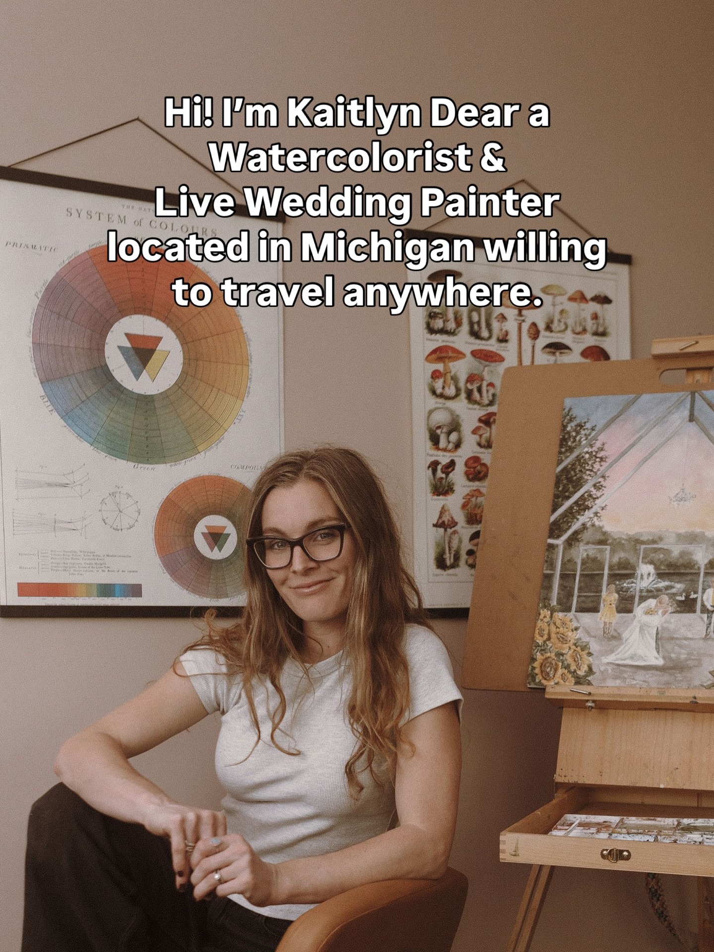 Here&rsquo;s a little look at what I offer as a watercolorist and live wedding and event painter! 

While I am based in Southern Michigan most of my events take me to Grand Rapids, Benton Harbor, Holland, Traverse City, Petoskey, Detroit, and Ann Arb