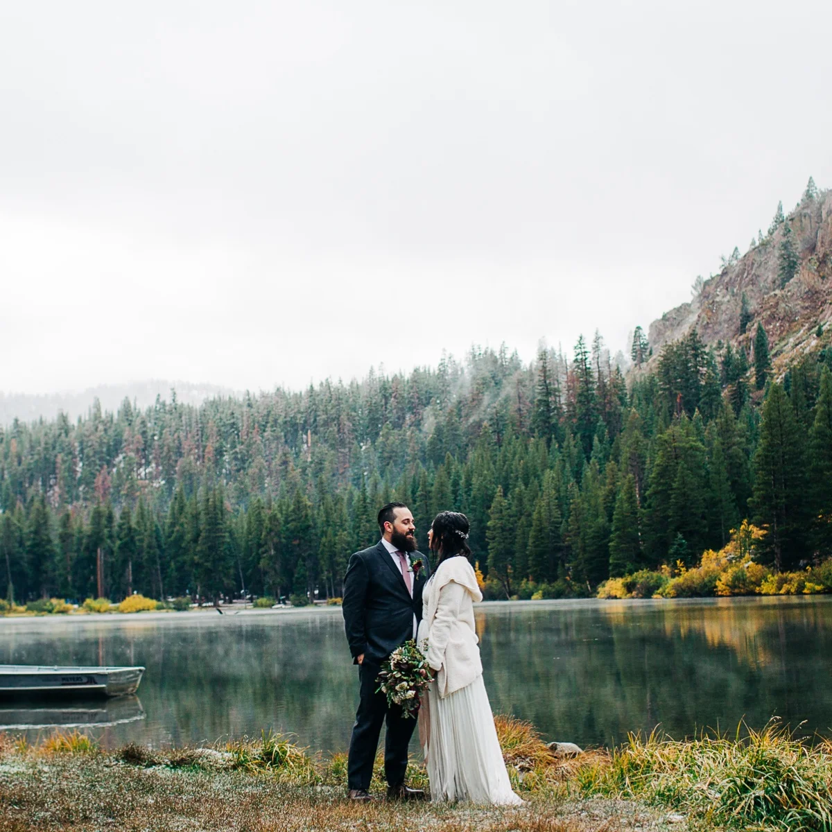 Twin Lakes' Forest Chapel Mammoth Wedding | Alan &amp; Lexi