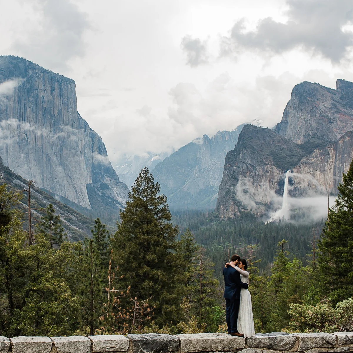 Stormy Elopement In Yosemite | Will &amp; Misha