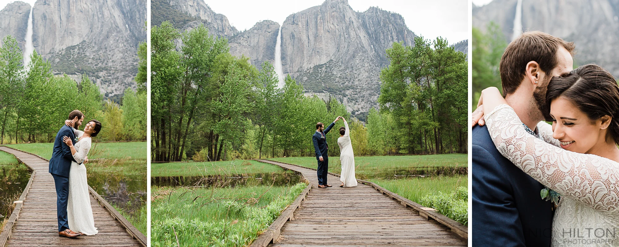 Yosemite Falls Wedding Photography