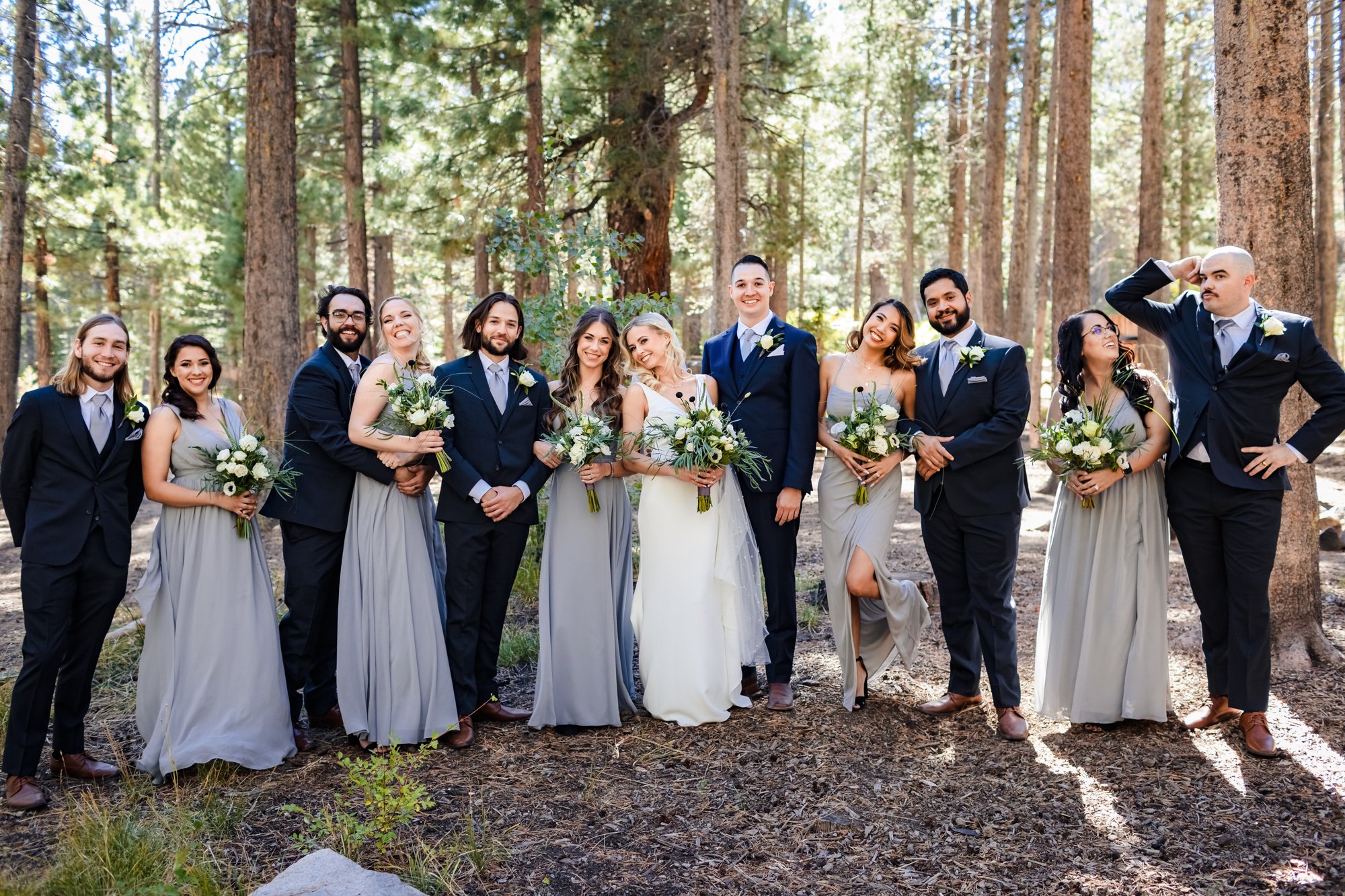 Forest Wedding Party Style