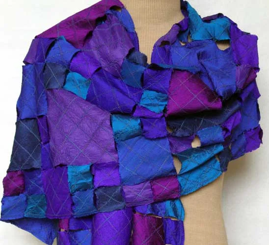 Helen Benninger Silk Squares Shawl