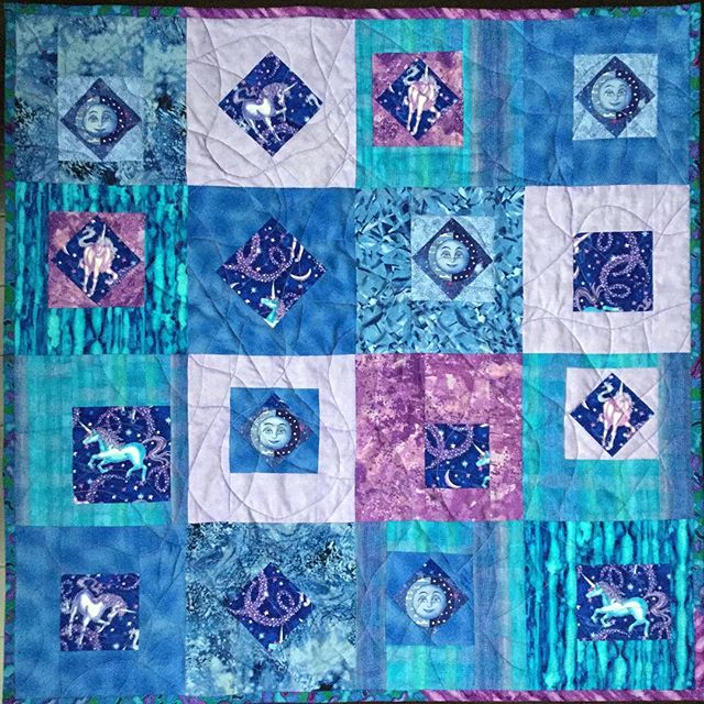 Made this little quilt from my stash for my new great niece Bella. She&rsquo;s a real cutie! #quilts #BabyQuilts #stratfordon