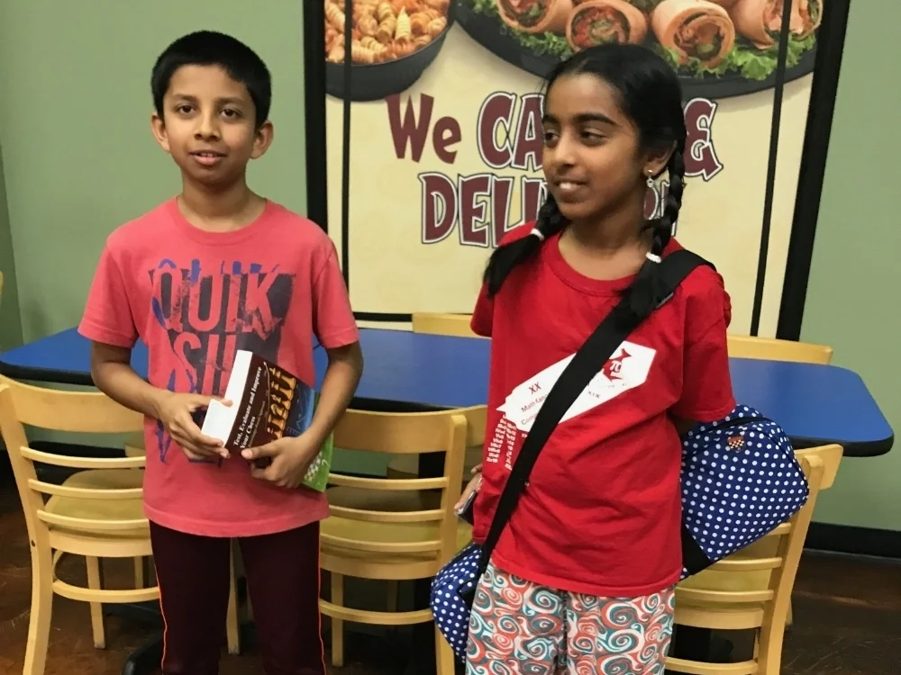  Sankar Jonnalagadda and Shivani Raja win their sections at the Greenville Scholastic Chess Club! 