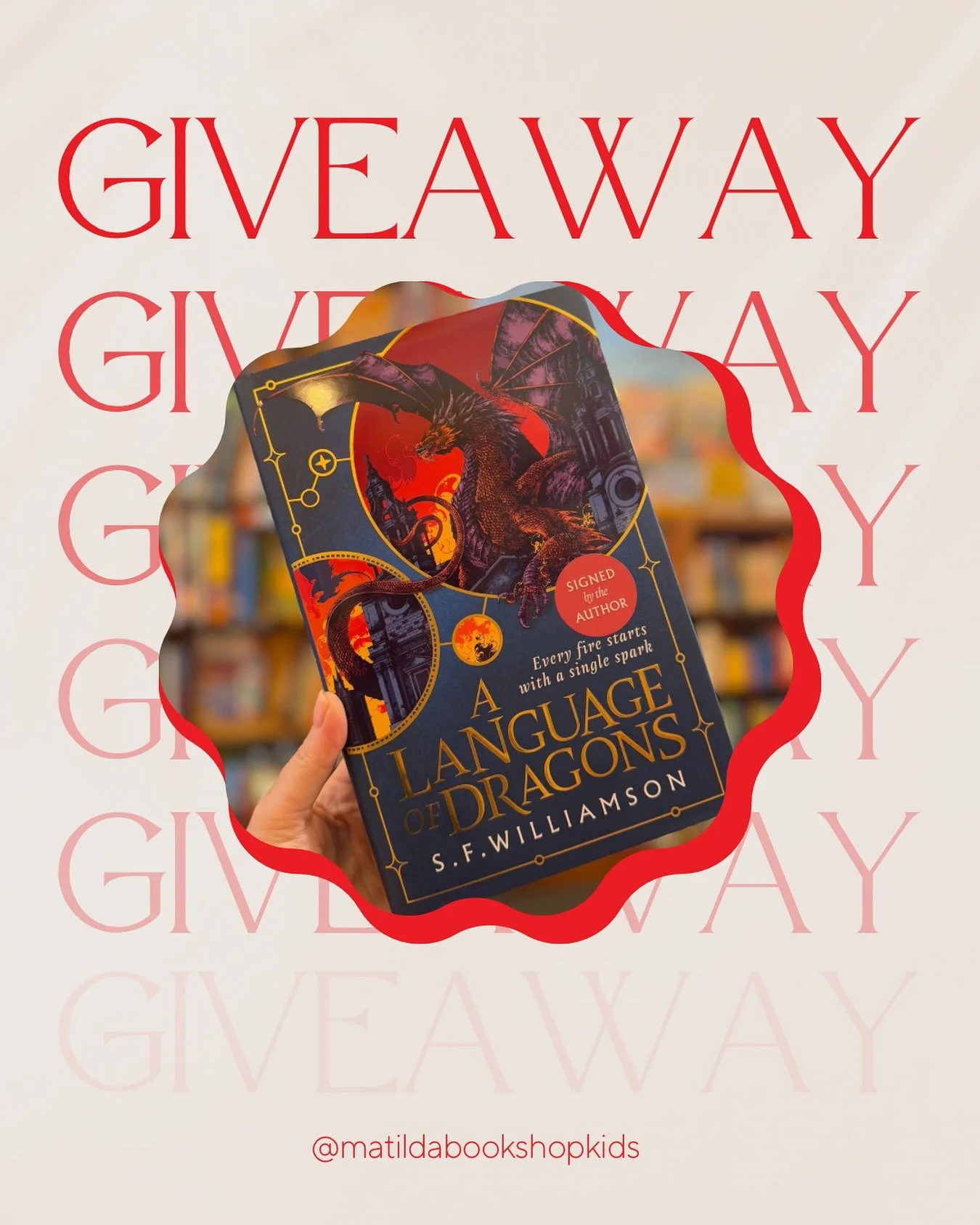 ✨🐉 GIVEAWAY - CLOSED 🐉✨

Thanks to our friends at @harperkidsau, we have a stunning hard-cover signed copy of &lsquo;A Language of Dragons&rsquo; to gift to one lucky follower! This edition is not for sale in Australia, and so this is your chance t