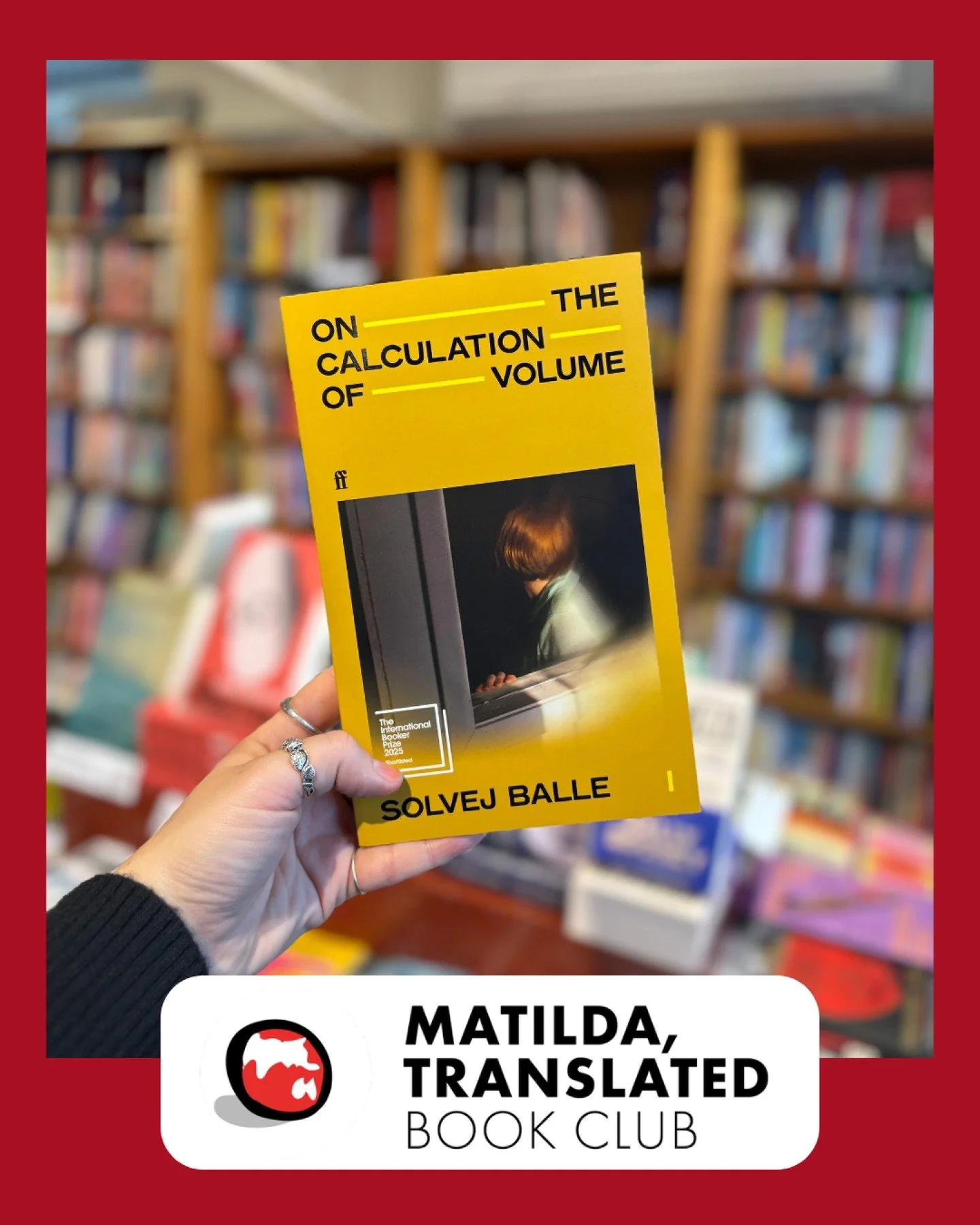 🌏❤ MATILDA, TRANSLATED SEPTEMBER WRAP UP ❤🌍

For the inaugural Matilda, Translated Book Club, we discussed the International Booker Shortlisted novel, On the Calculation of Volume I by Solvej Balle, translated from the Danish by Barbara J. Haveland