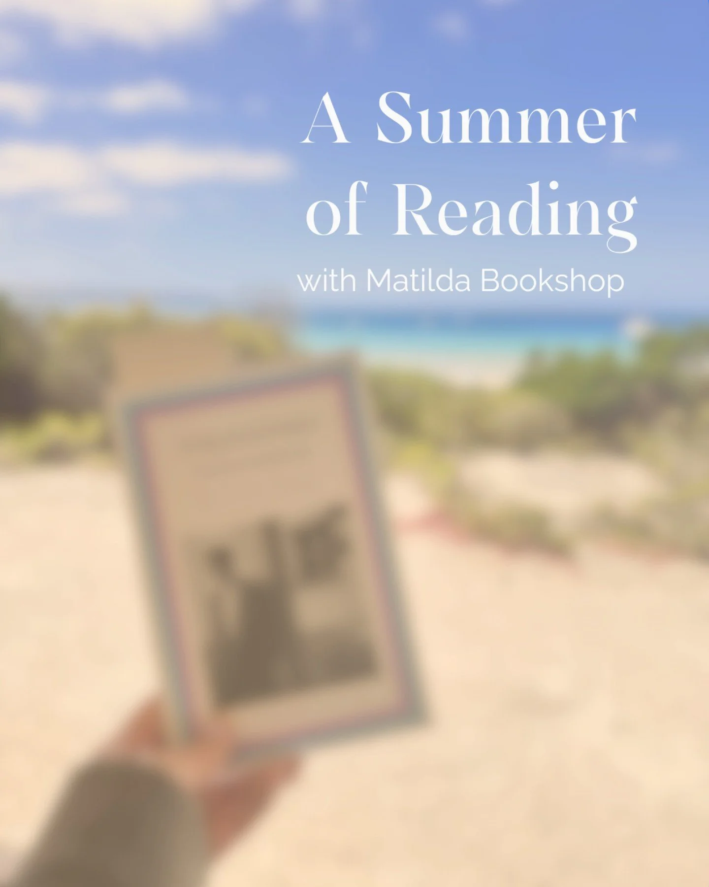 A Summer of Reading with Matilda Bookshop ☀❤

This summer, we -- your booksellers -- are spending the warmer months devouring our growing piles of books. Whether it's an ARC (Advanced Reading Copy) of our most anticipated new release of the year, cat