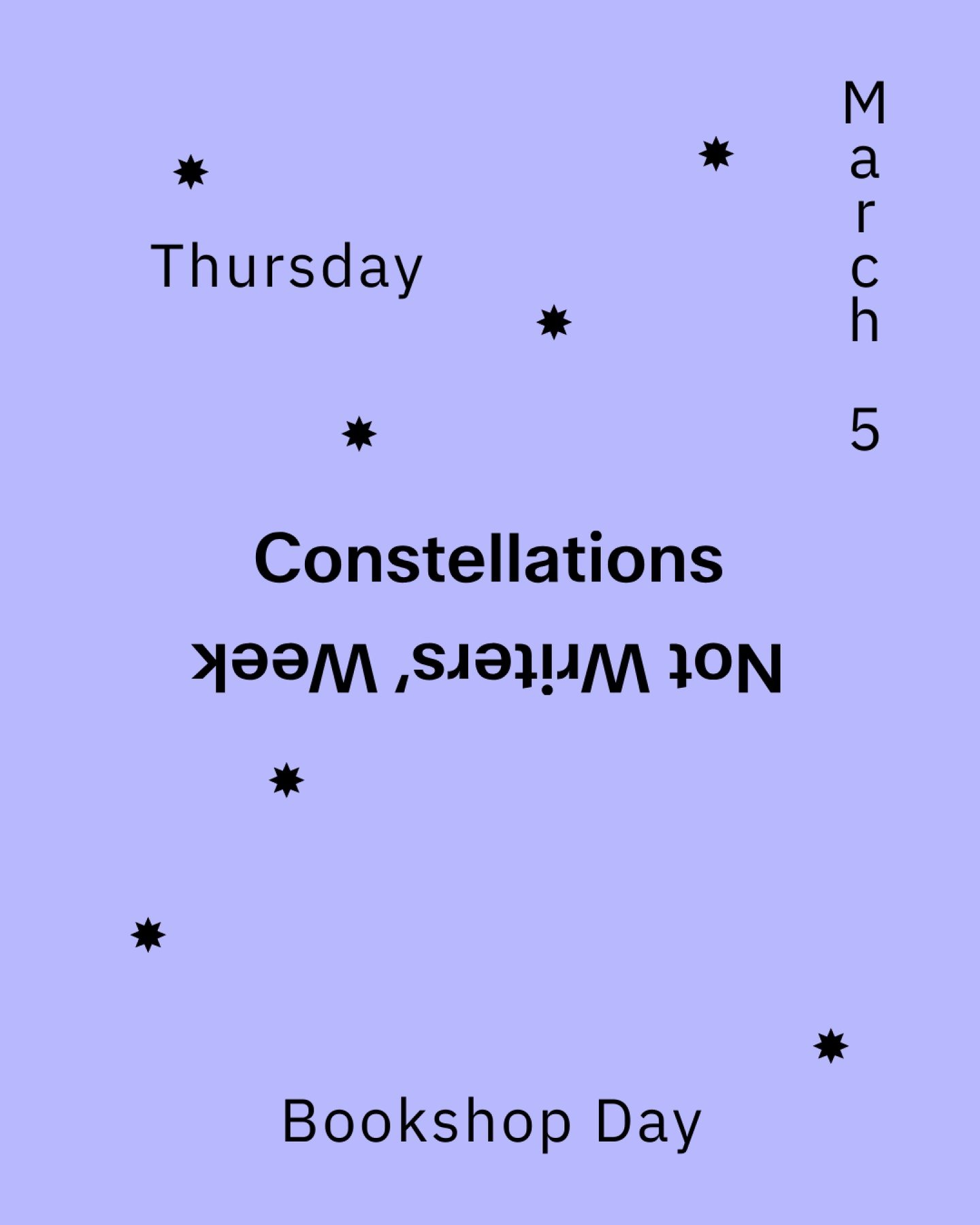 ✨ Constellations Bookshop Day ✨

Tomorrow marks the final day of the Constellations Festival, and to wrap up this festival forged from the ashes of AWW, we are encouraging you to visit your local bookshop and spend sometime immersed in this resilient