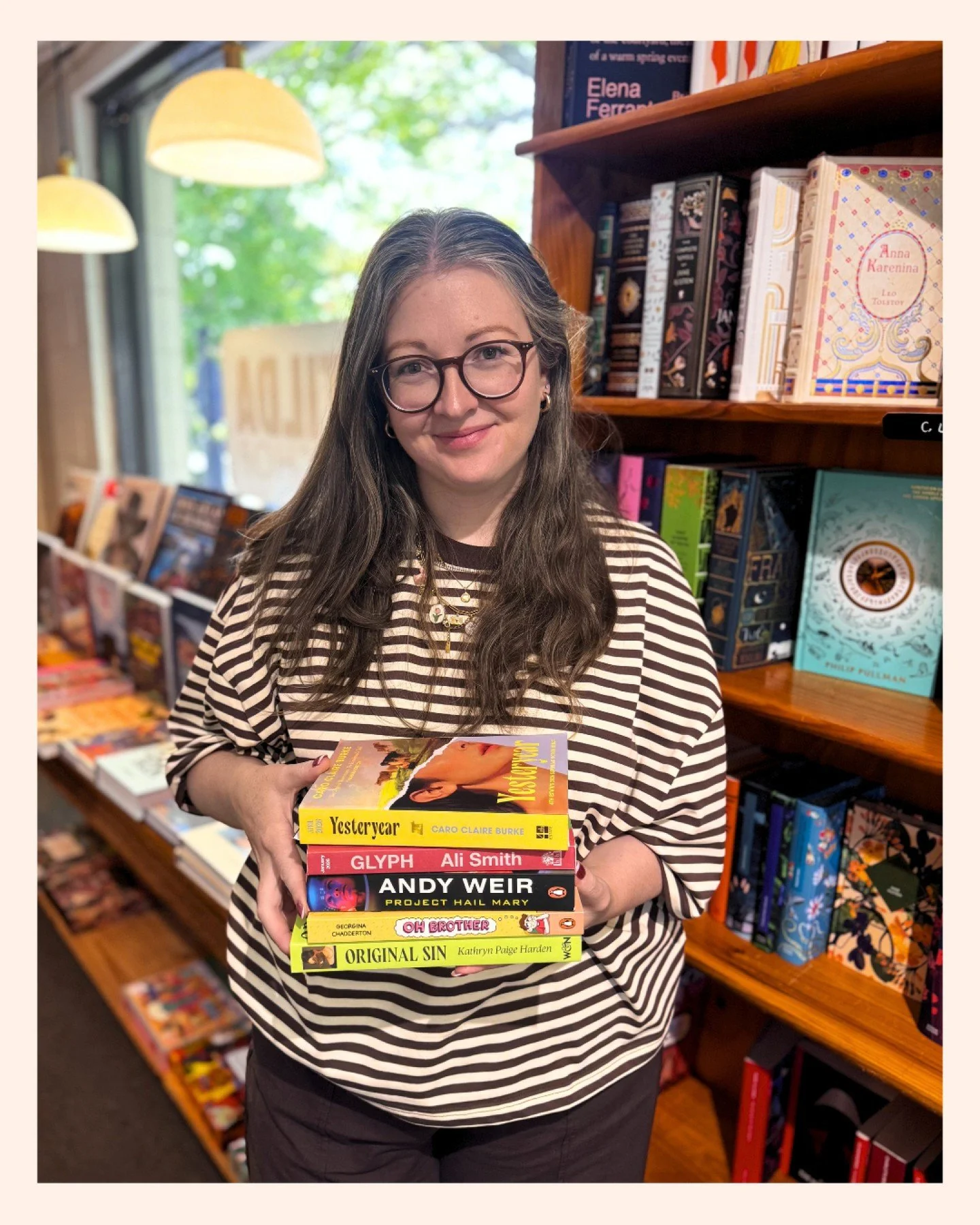 📚 A WEEK OF READING 📚

As booksellers, over the course of a week, each of us picks up and puts down a range of books. Some stick, and end up coming home with us. This is what Kasey has been reading this week:

📕 Yesteryear by Caro Claire Burke (ou