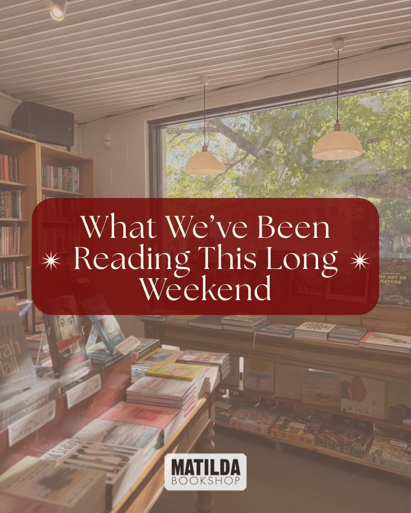 With some extra time on our hands over this Easter long weekend, here is what our booksellers have been reading! ❤📚