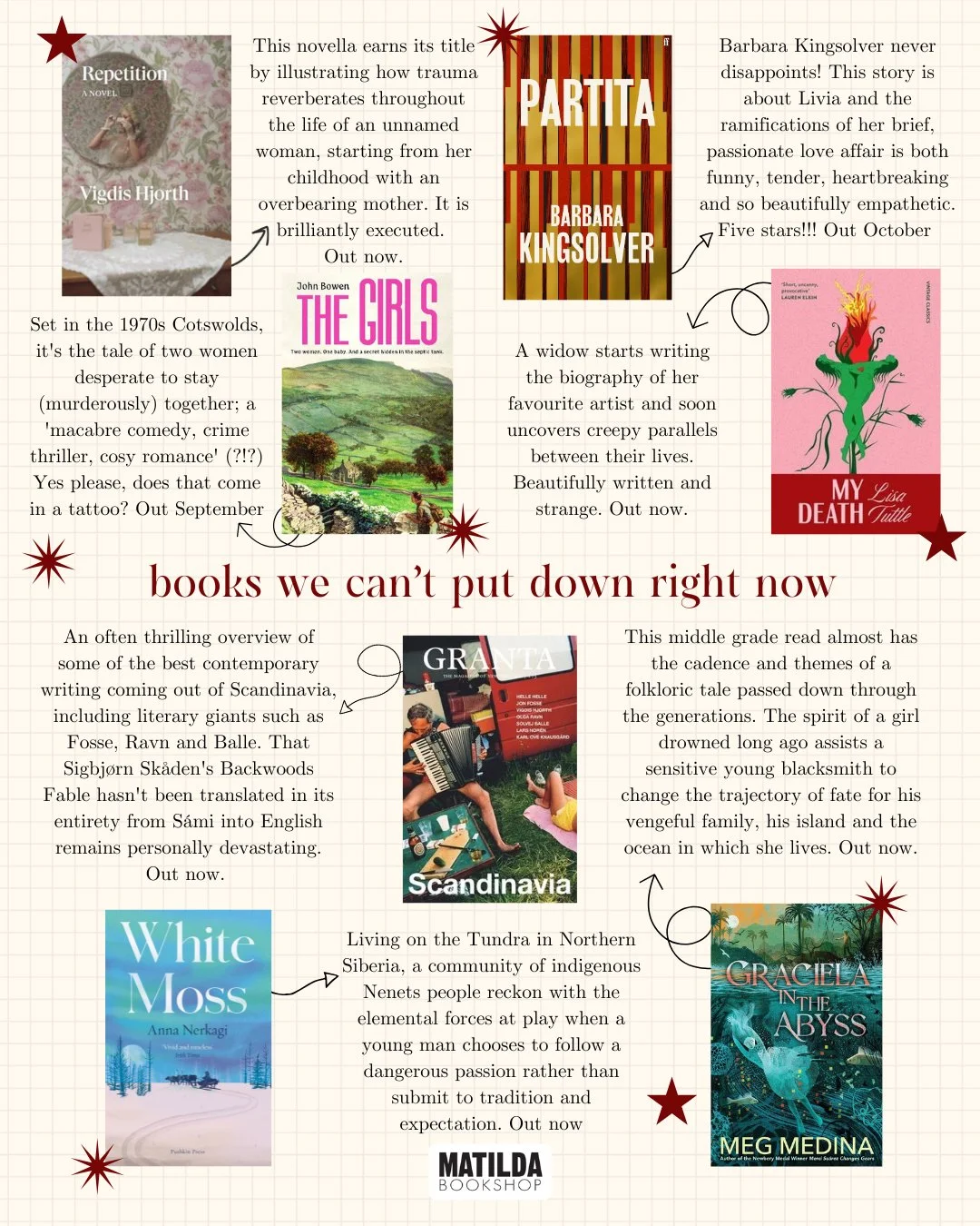 In the words of Herman Melville, I know not all that may be coming, but be it what it will, I&rsquo;ll go to it with a massive TBR. Or something like that. Here are the books that have made it off our heaving TBR pile 📚❤
