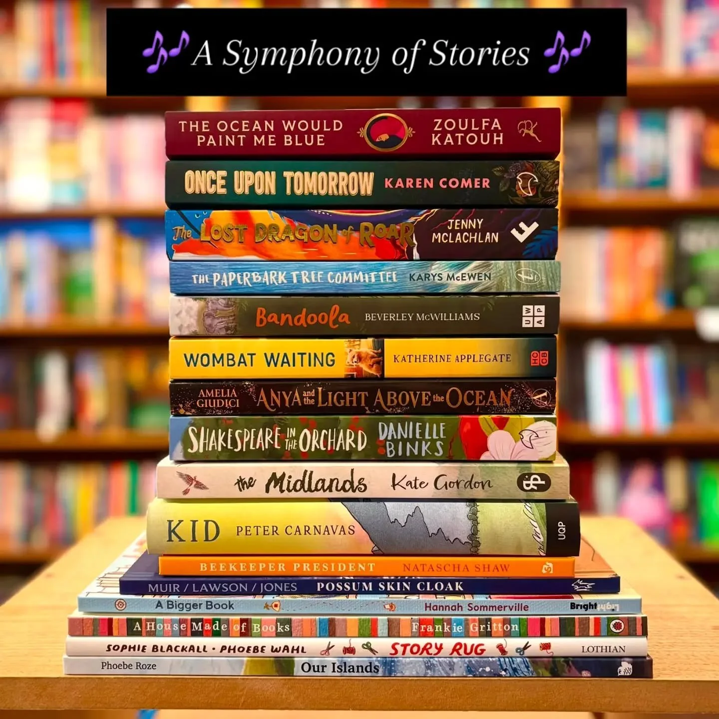 Book Week is here! Do you have your costume ready? 👑

2026 brings us ✨️ A Symphony of Stories ✨️ 

We have tried to honour this delightful theme by picking a harmonious selection of new books; some as bright and light as the tuneful tweedle of a pic
