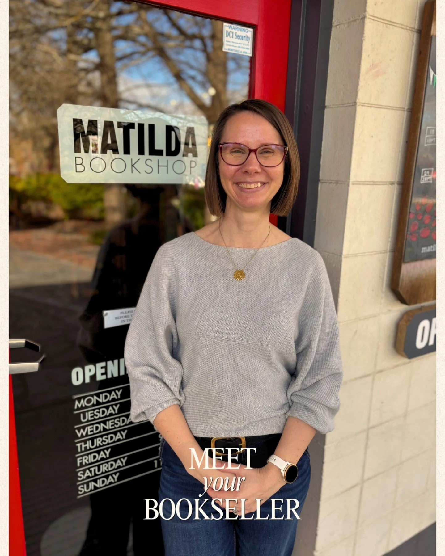 &hearts;️ MEET YOUR BOOKSELLER &hearts;️

Have you had the pleasure of meeting Kristy? The newest face in the Matilda Bookshop team, but a familiar one to our community 🌳📚

Swipe across to get to know Kristy a bit better, and make sure you say hi n