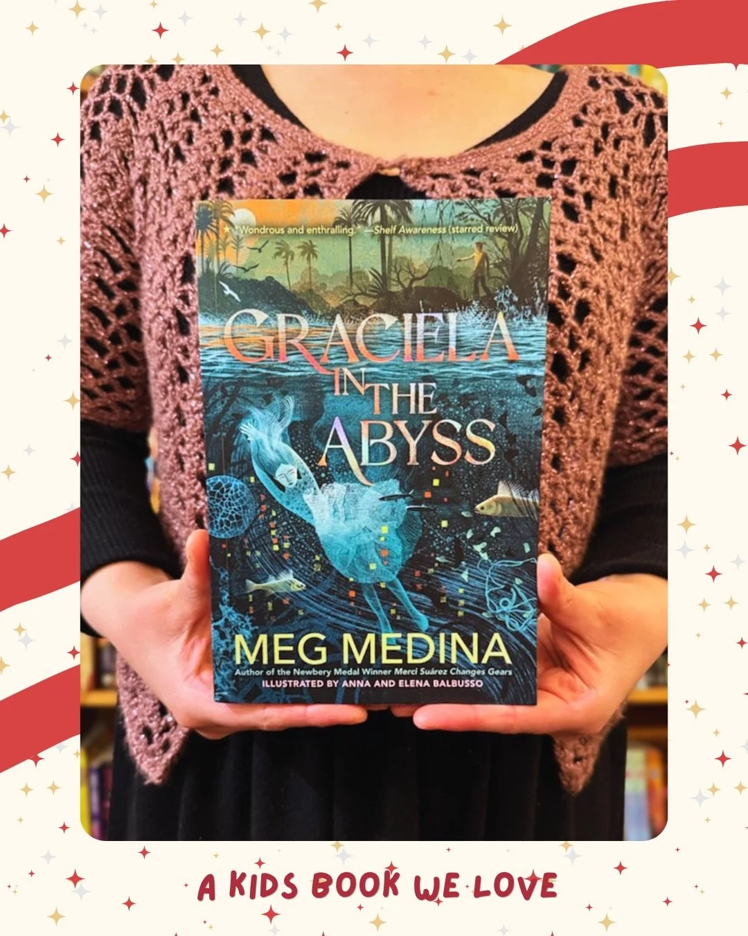 ❤️A Kids Book We Love ❤️ 

Emilie has recently read and loved Graciela in the Abyss by Meg Medina. Swipe across to see what she has to say about it ➡️
