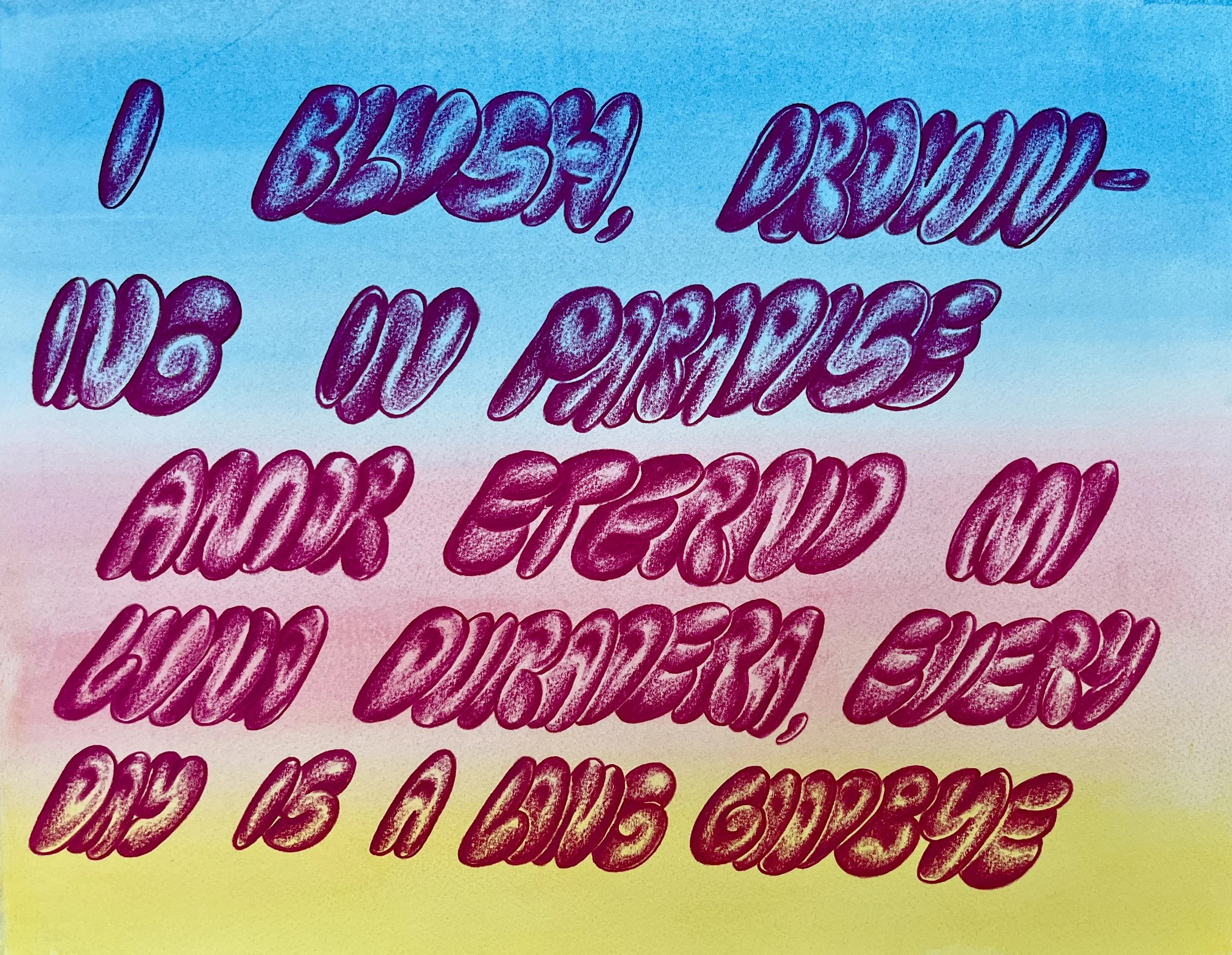 every day is a long goodbye