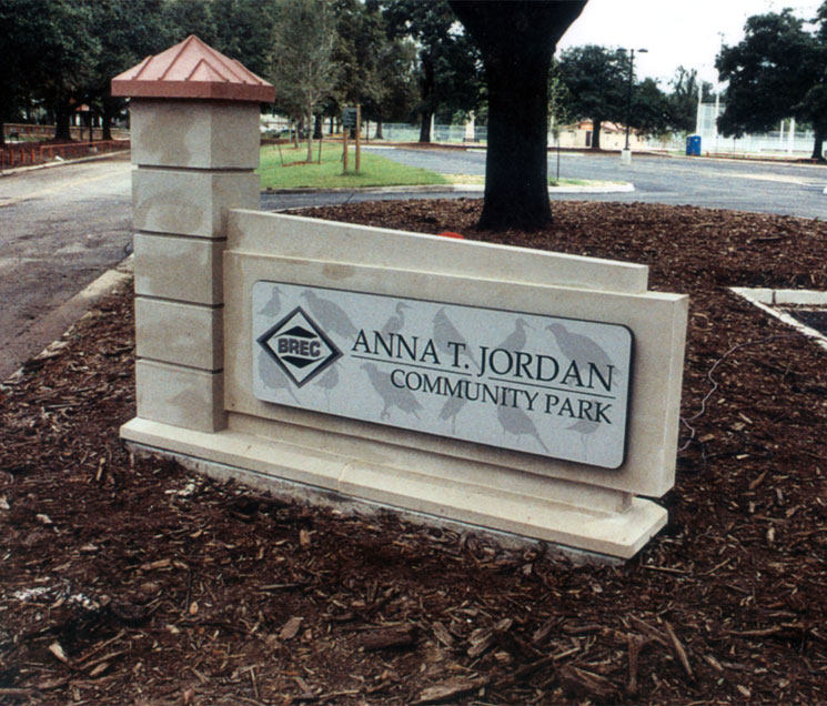Cast Stone Sign BREC S-006
