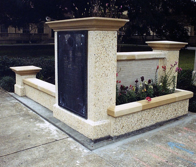Cast Stone Sign-LSU Bell Tower S-003