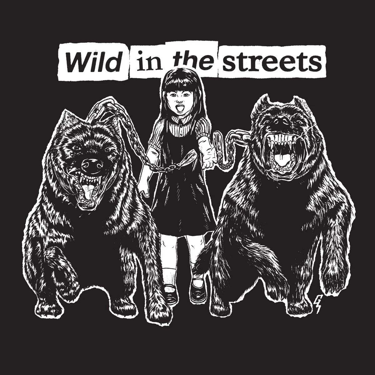 Wild In The Streets Tee - Back Graphic - Grizzly Street