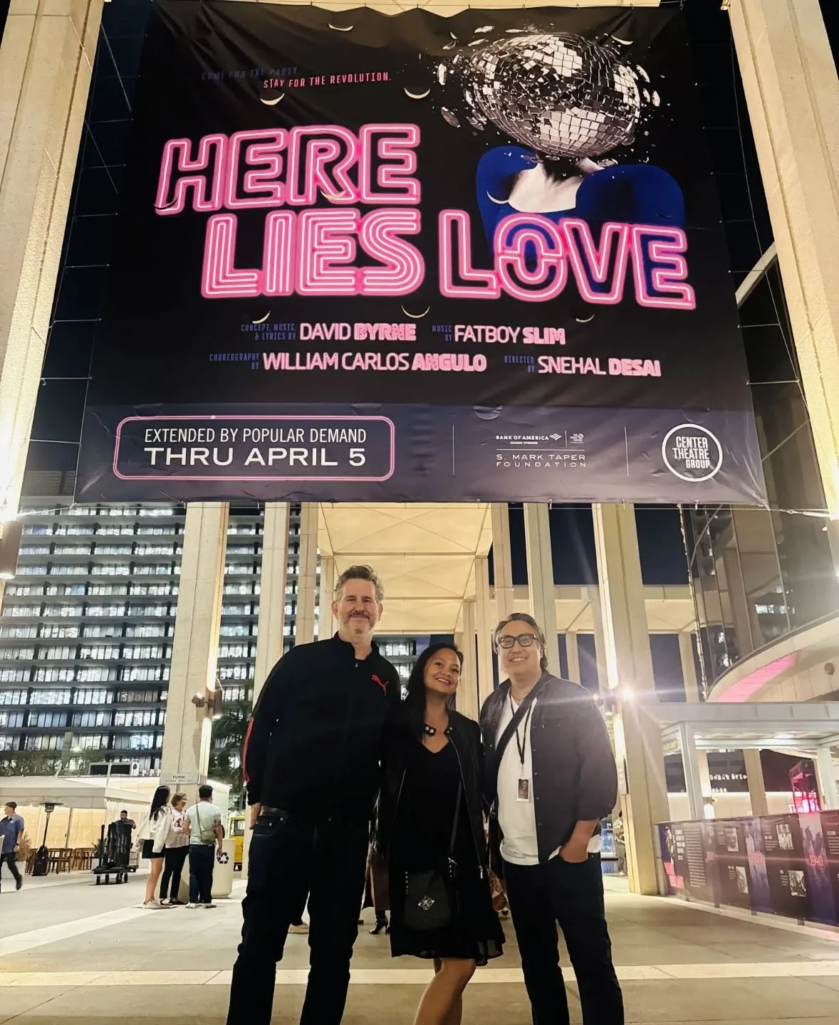 Congrats @cruzmusic on your music directing on the LA production of #herelieslove.

LA peeps..One week left. Catch it if you can!