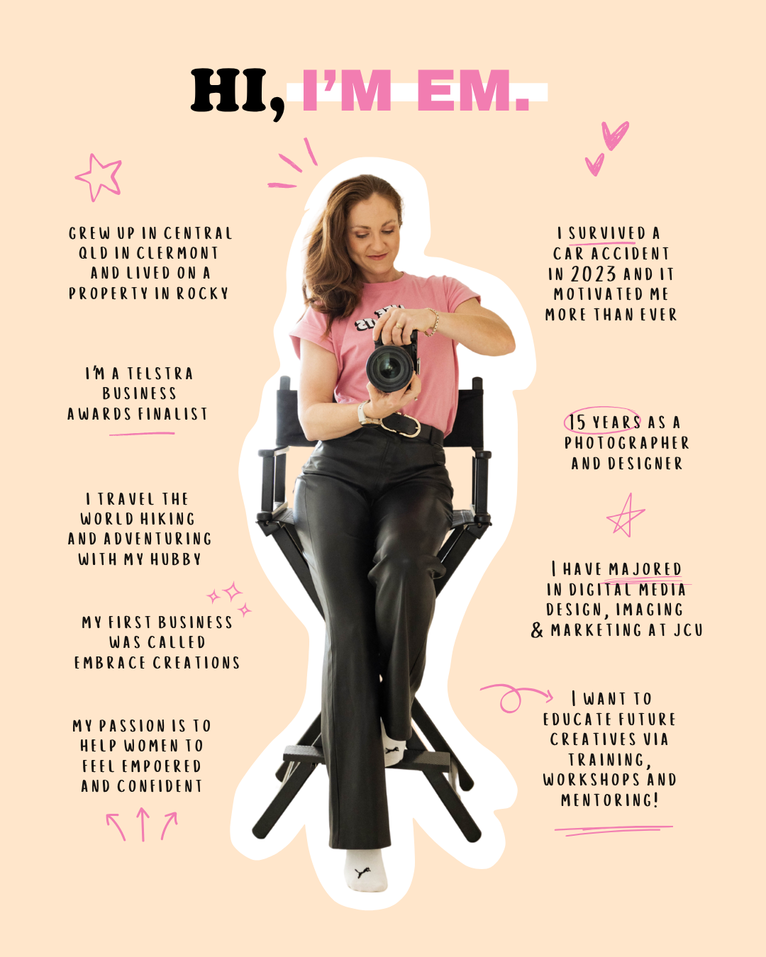 Meet Life Portraits Founder, Lead Photographer and Hype Woman, Emily MacDonald