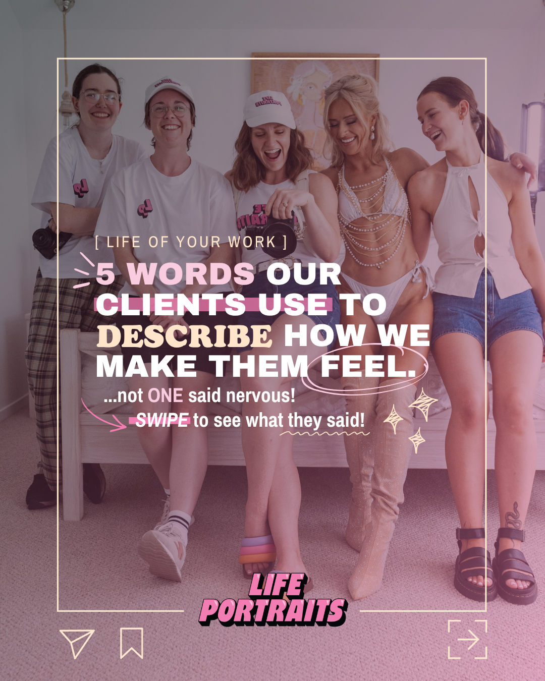 The 5 Words our Clients use to Describe how we make Them feel….