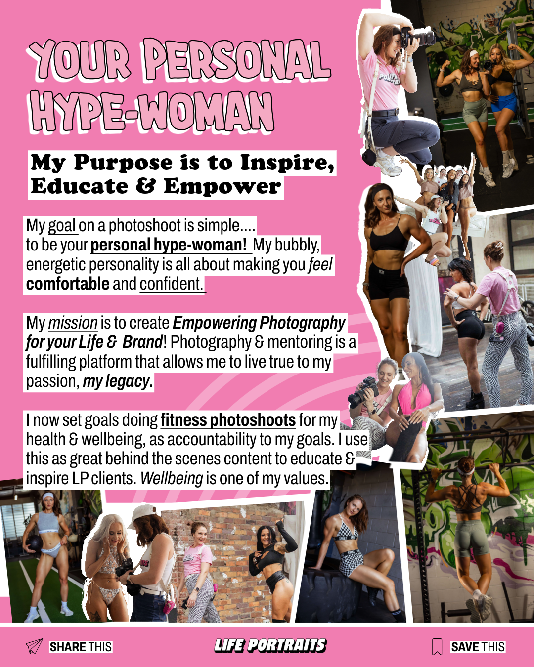Emily MacDonald, Founder of Life Portraits | Brisbane Photographer | Hype Woman
