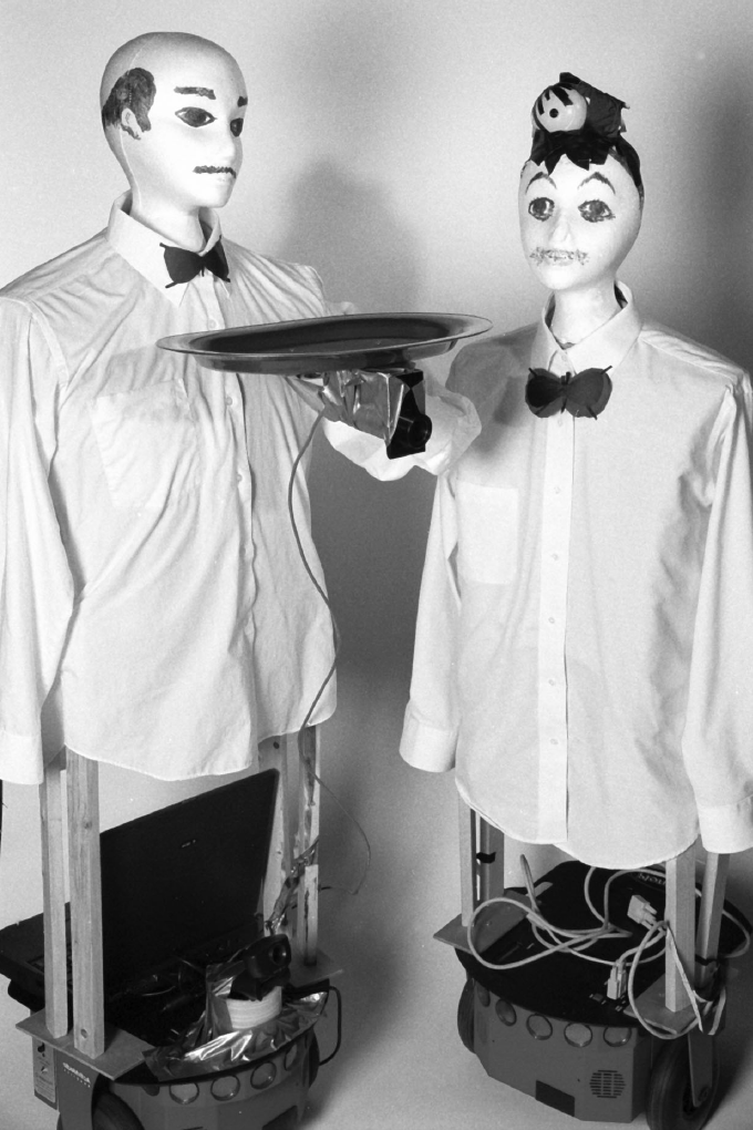 Nothing creepy here. Just two regular butlers butling like normal... 