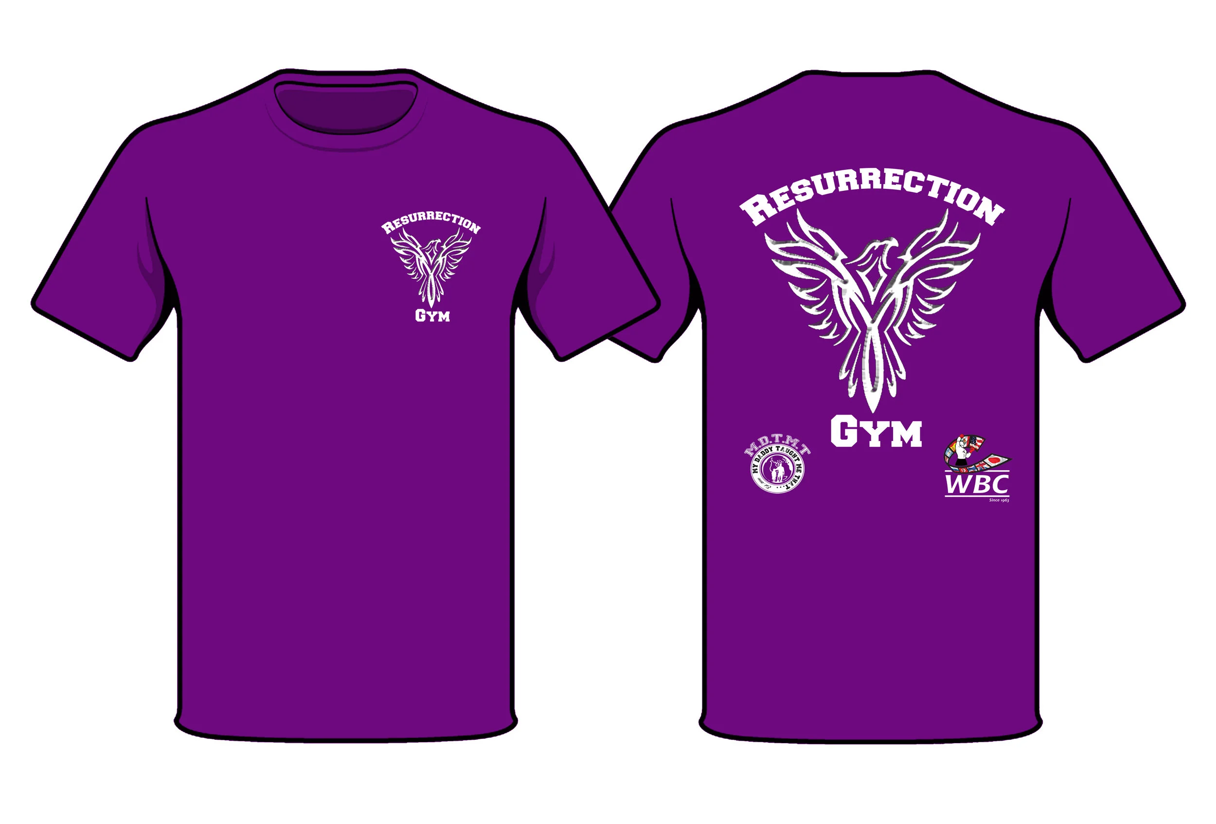 Resurrection purple/white