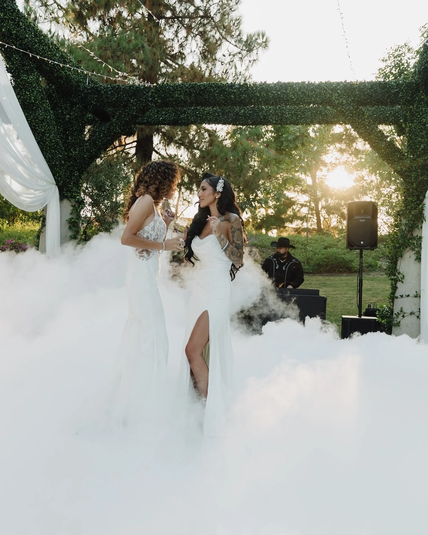 Throwing it back to Alyssa &amp; Andrea&rsquo;s beautiful wedding on Kobe Day, 8.24.24! 🖤💛 These two are huge Kobe fans, and their wedding day was just as iconic. It was an honor to bring the music and vibes for such a special celebration. Wishing 