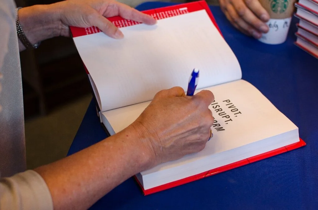Marcia Daszko's Pivot Disrupt Transform book launch at Barnes and Noble