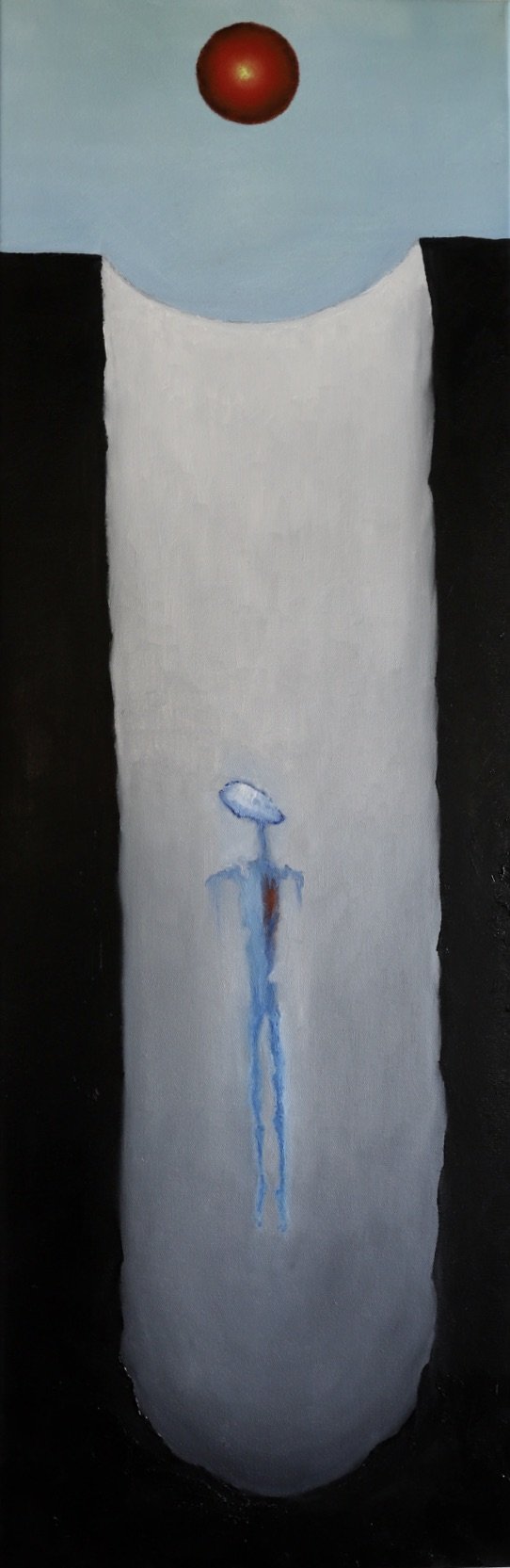 THE BELIEVER - oil on canvas 12 x 24" (30.48 x 60.96cm) $700 US + shipping
