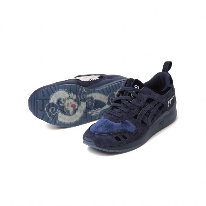 asics gel-lyte iii beams x mita souvenir jacket navy