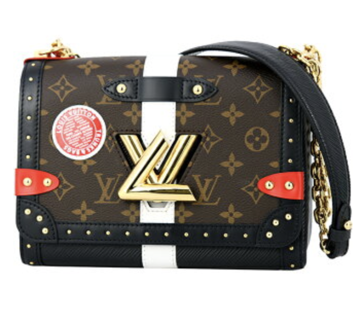 Louis Vuitton Monogram Straw Twist MM - Black Crossbody Bags