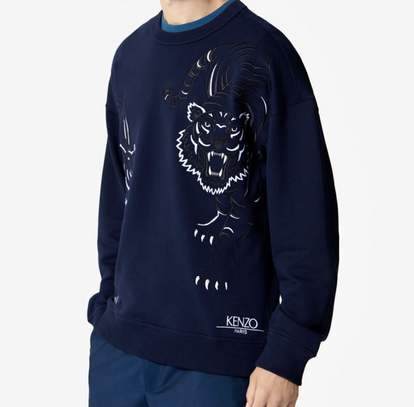 kenzo double tiger sweat
