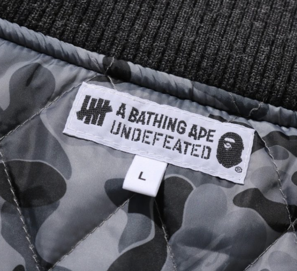 bape x undefeated jacket