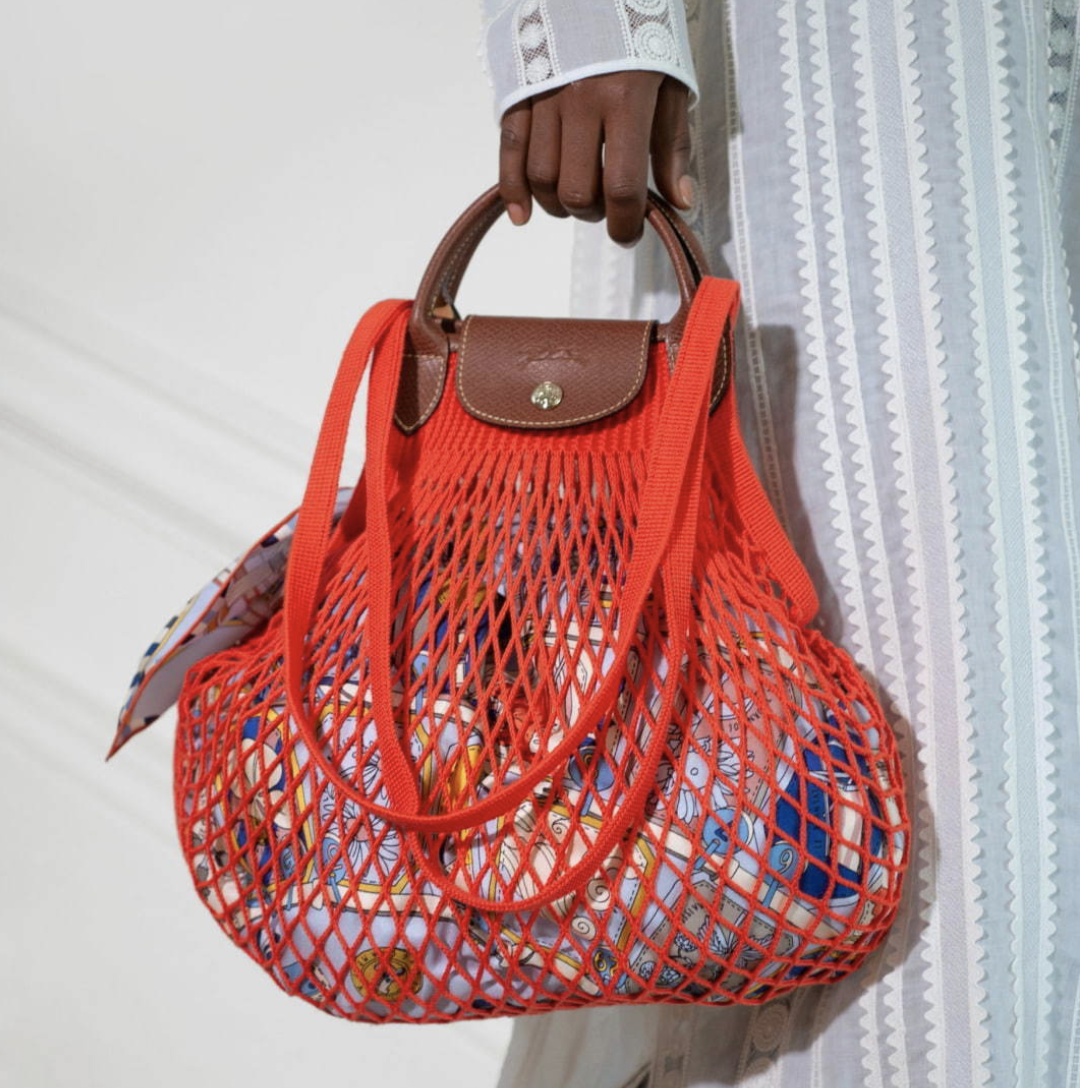 Longchamp X Le Pliage Filet Top Handle Bag Wishlist Longchamp X Le Pliage Filet Top Handle Bag Wishlist