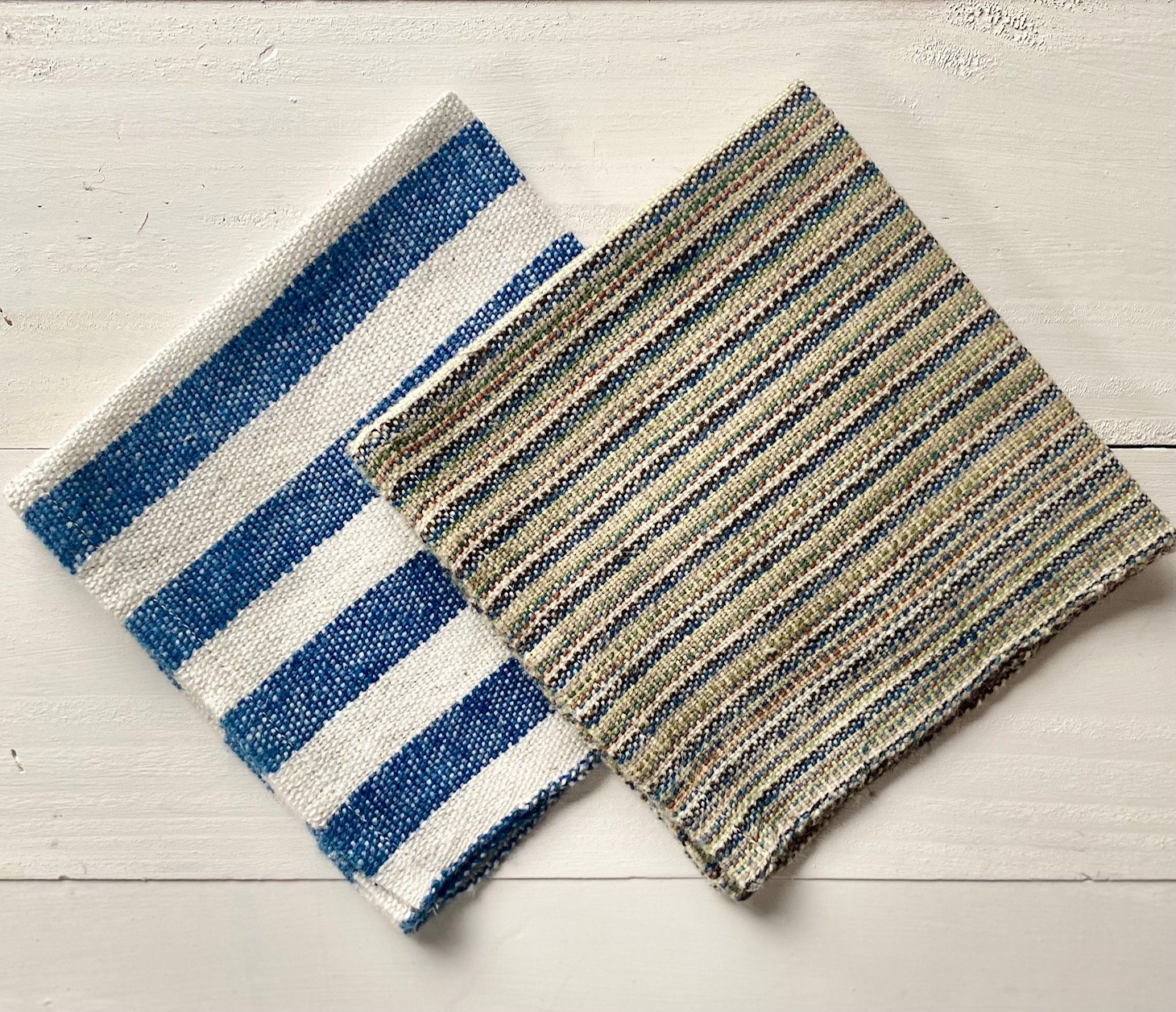 Dish Cloth Indigo : stripe.jpg